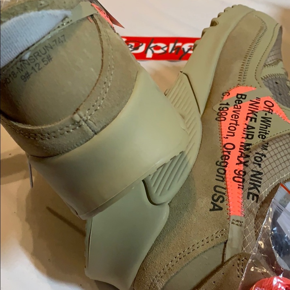 Nike Off-White Air Max 90 Desert Ore - Picture 6 of 8